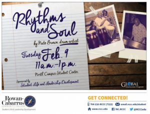 Rhythms and Soul event poster